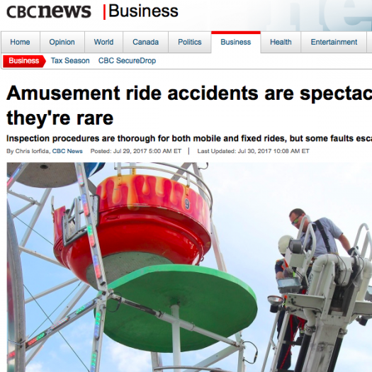 Amusement ride accidents are spectacular, but experts say they’re rare: CBC